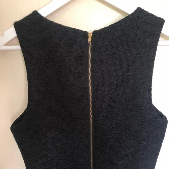 Short Black A-Line Dress with Back Zipper Size S - Picture 9 of 11